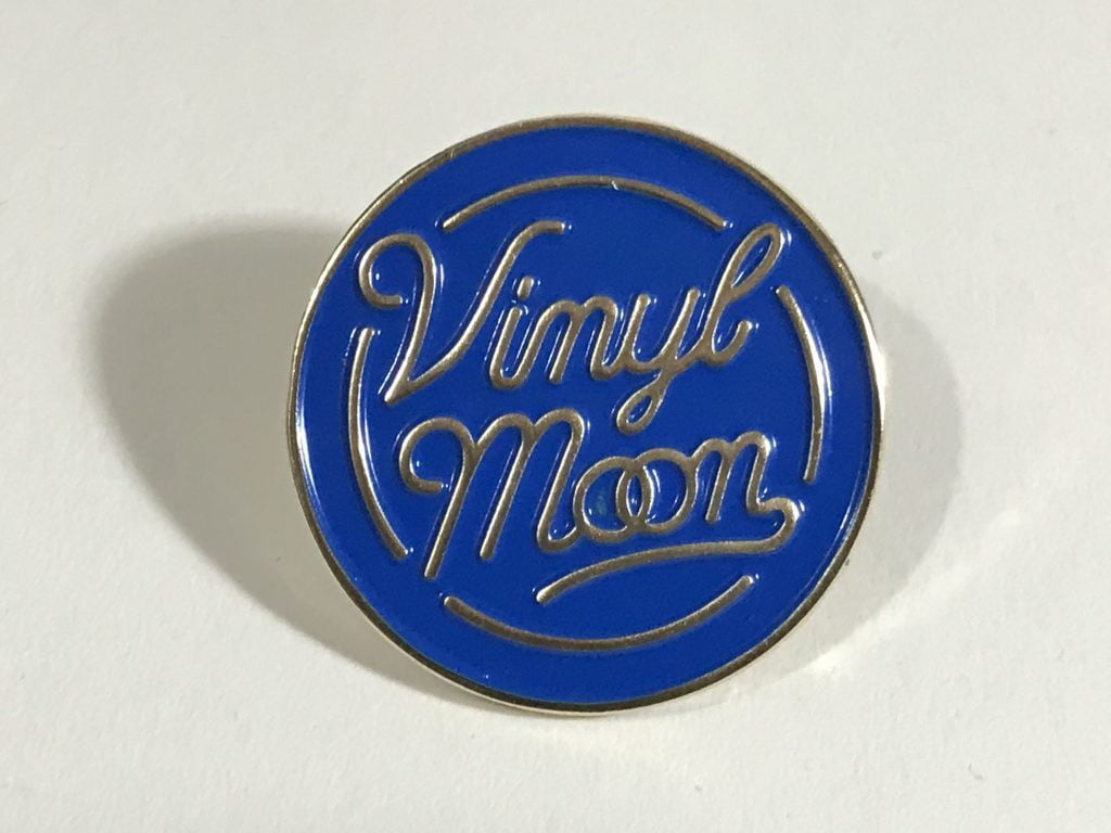 VINYL MOON Enamel Pin - VINYL MOON