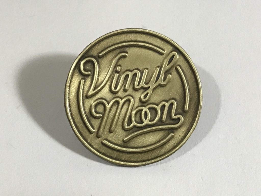 VINYL MOON Enamel Pin - VINYL MOON