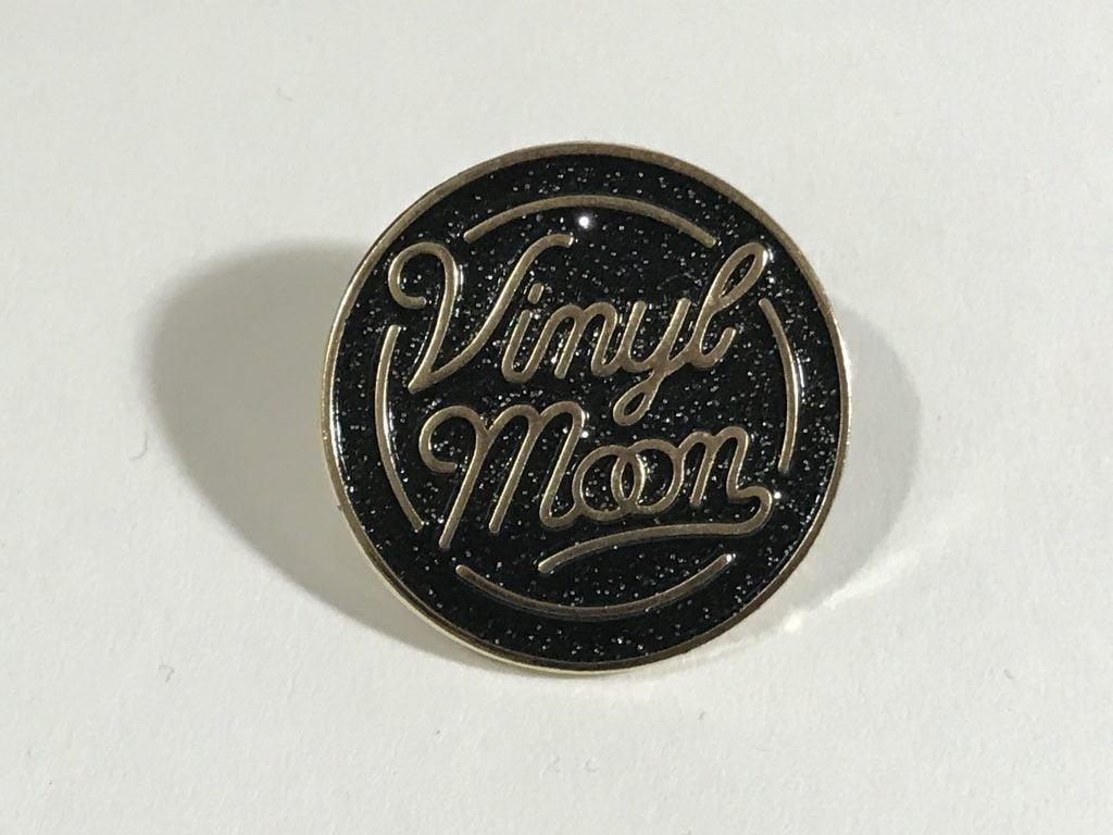 VINYL MOON Enamel Pin - VINYL MOON