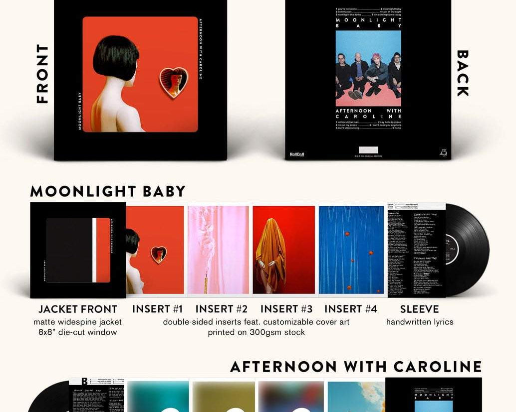 The Dig - 'Moonlight Baby / Afternoon With Caroline' Double EP - VINYL MOON