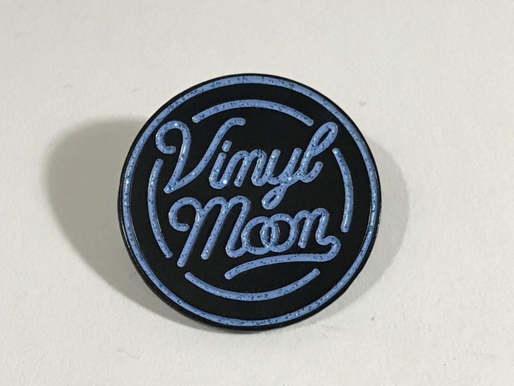 VINYL MOON Enamel Pin - VINYL MOON