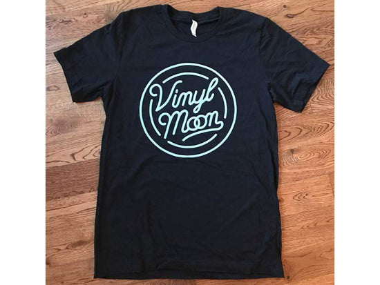 VINYL MOON Blue Logo Shirt - VINYL MOON