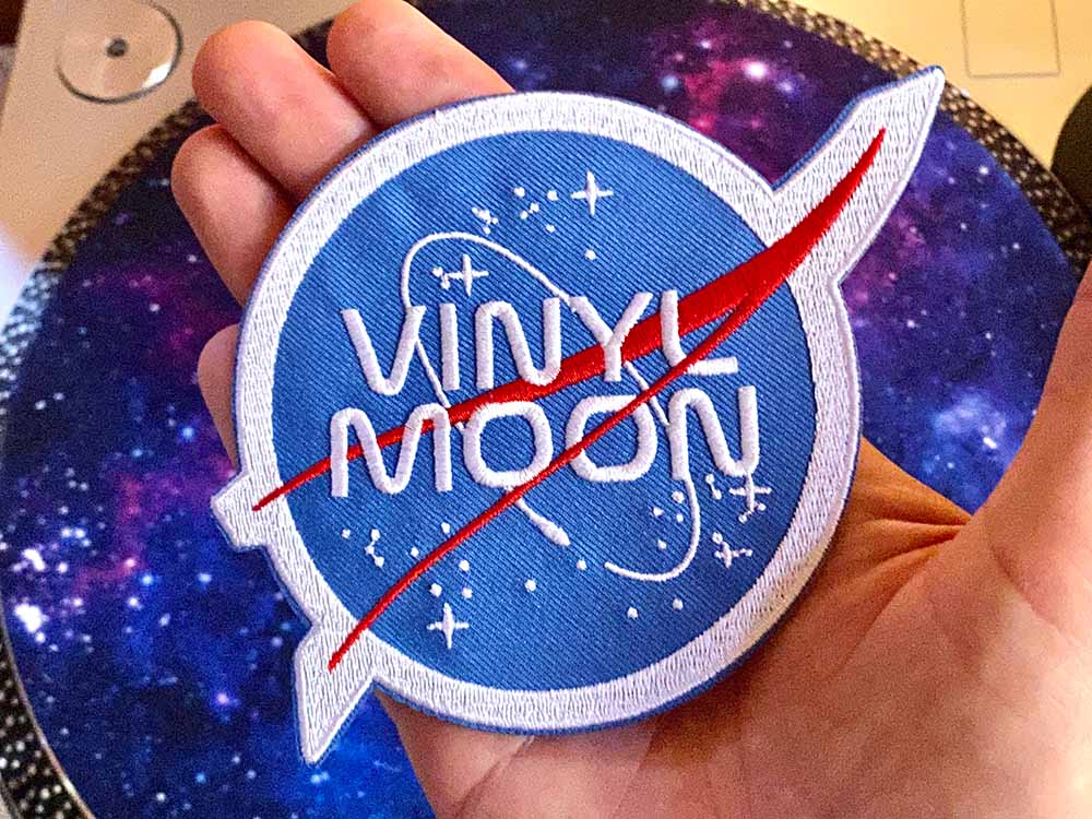 VINYL MOON Space Patch